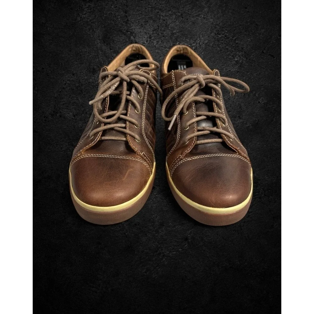 Durango Music City Leather Sneakers 11 Brown Gator‎ Embossed Western Lacer Mens